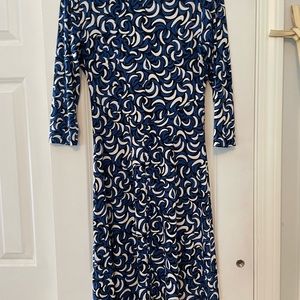 Nine & Co dress-knee length and A-line.